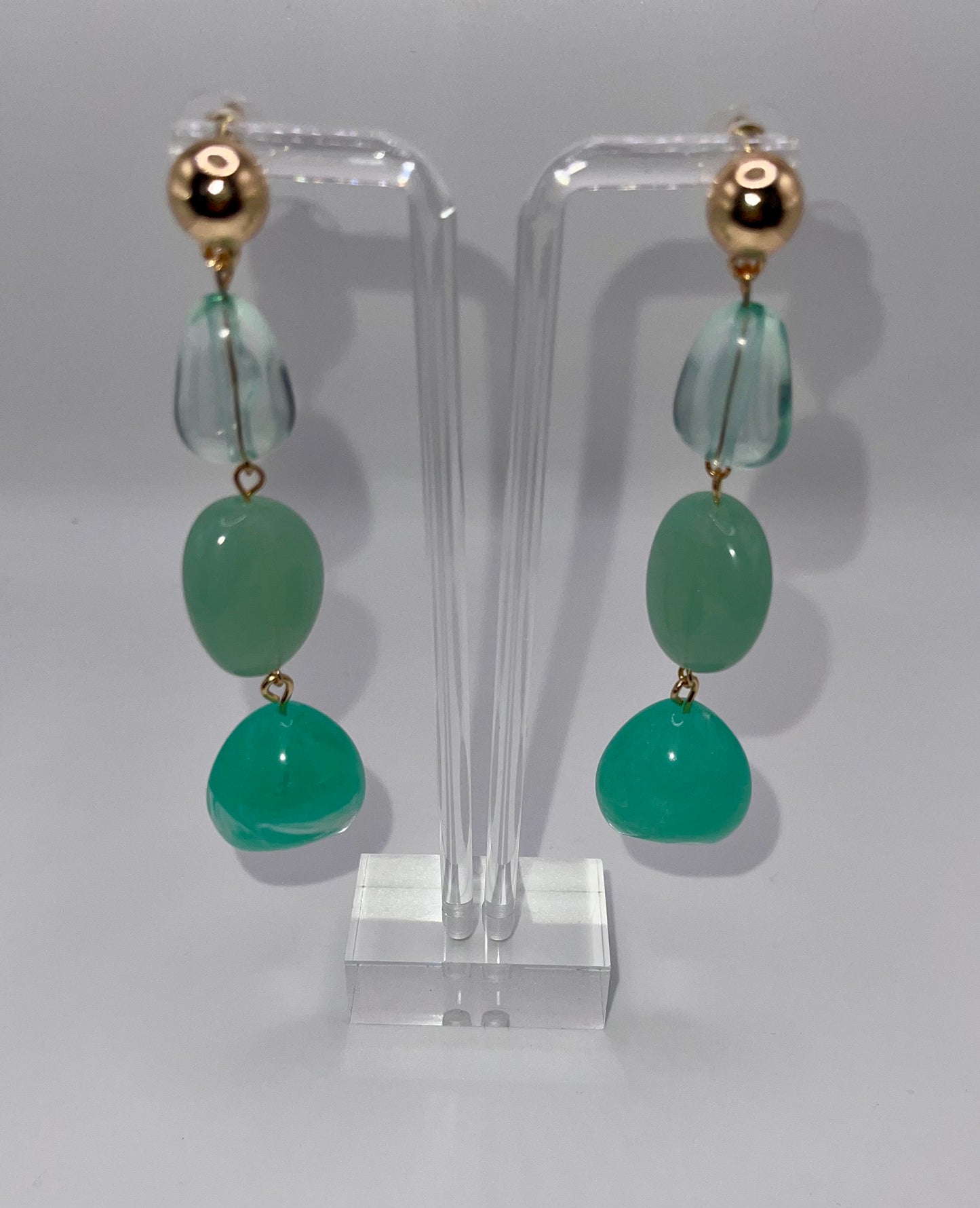 Teal Me You Love Me Drop Earrings
