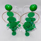 Green Goddess Drop Earrings