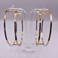 Going in Circles Cuff Hoop Earrings