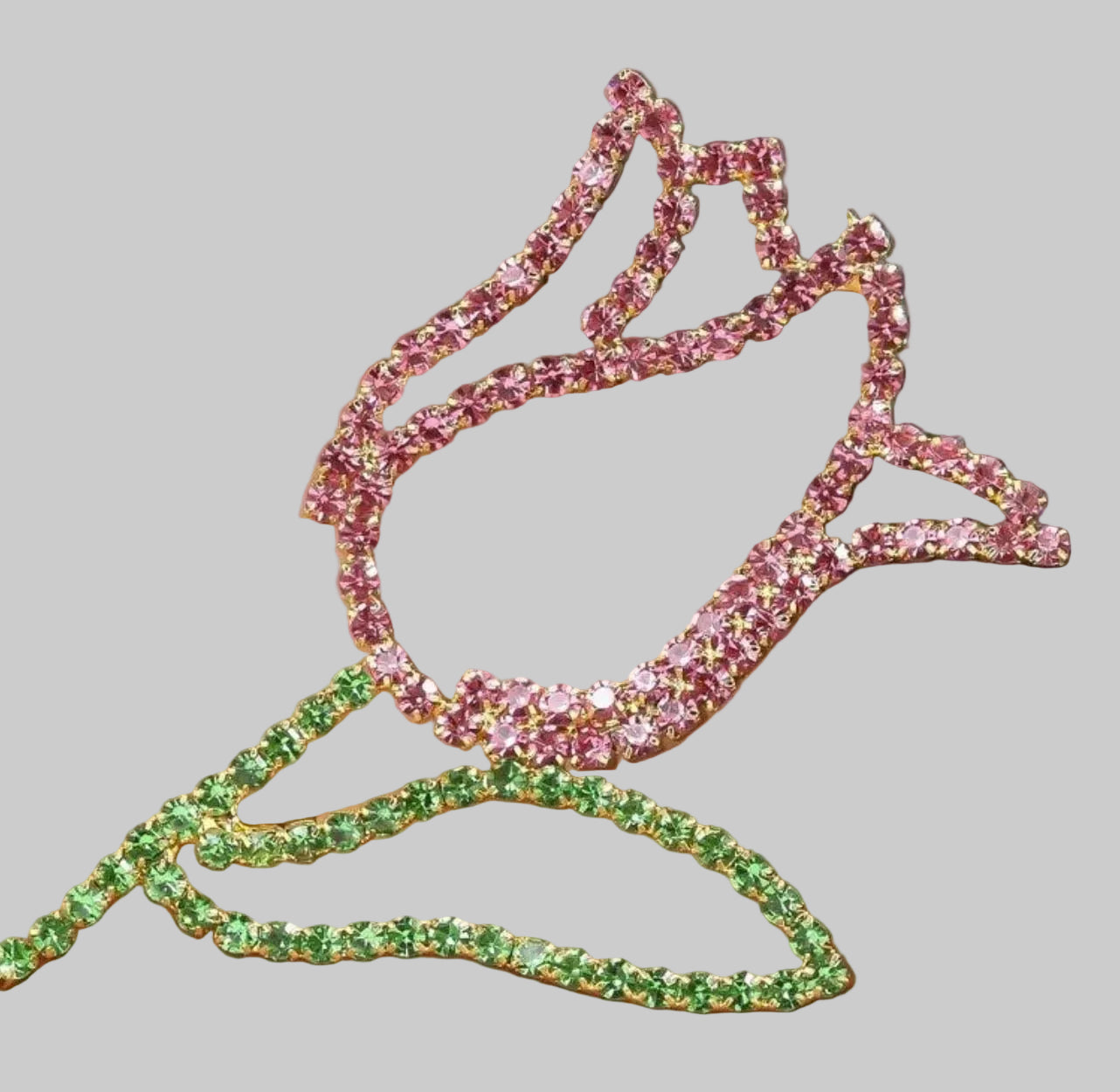 Long Stem Floral Drop Earrings