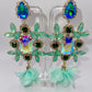 LUXE Mint For You Crystal Drop Earrings