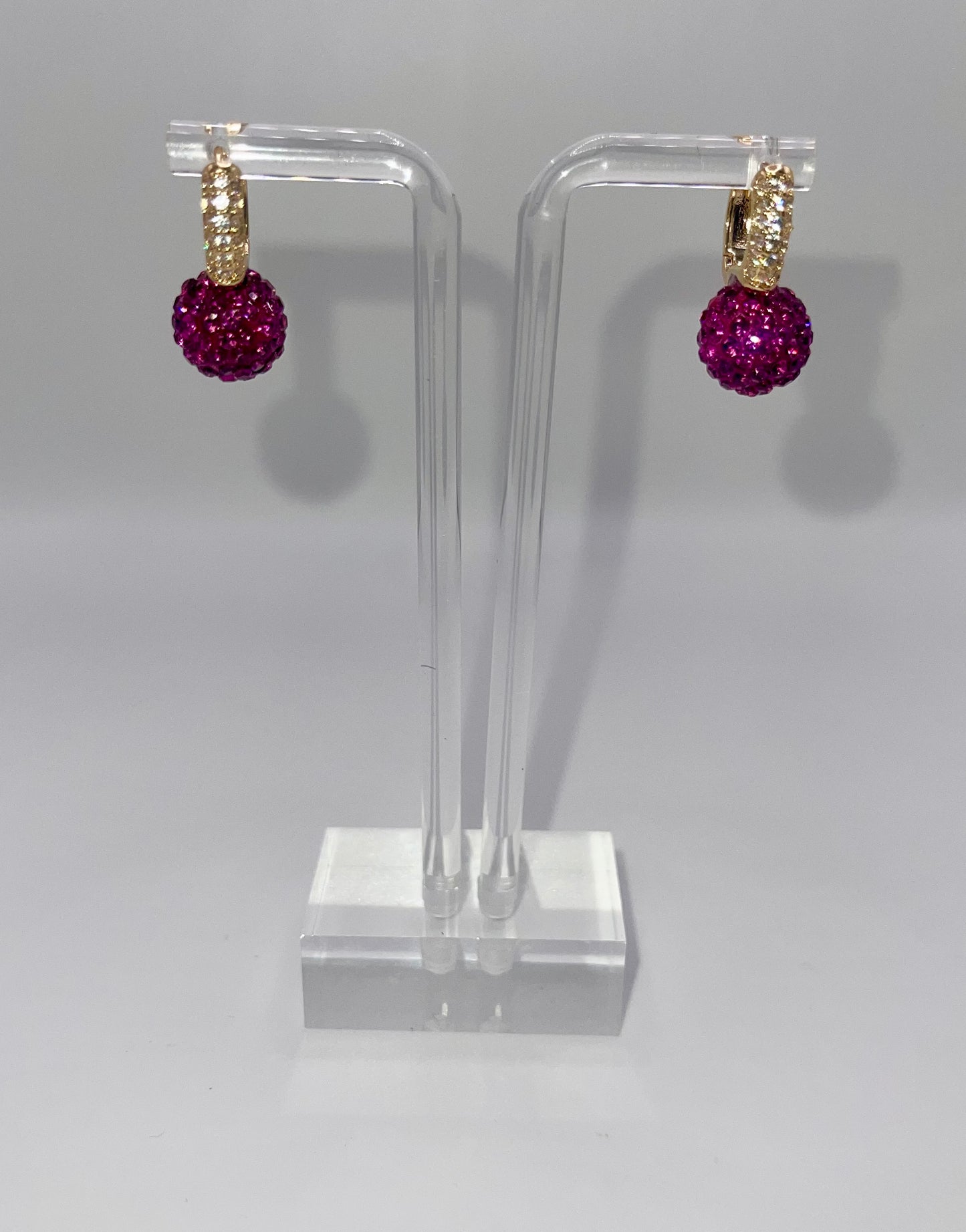 In a Barbie World Crystal Earrings