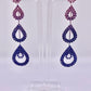 Purple Reign Drop Earrings