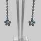 Water My Flowers Crystal Drop Earrings