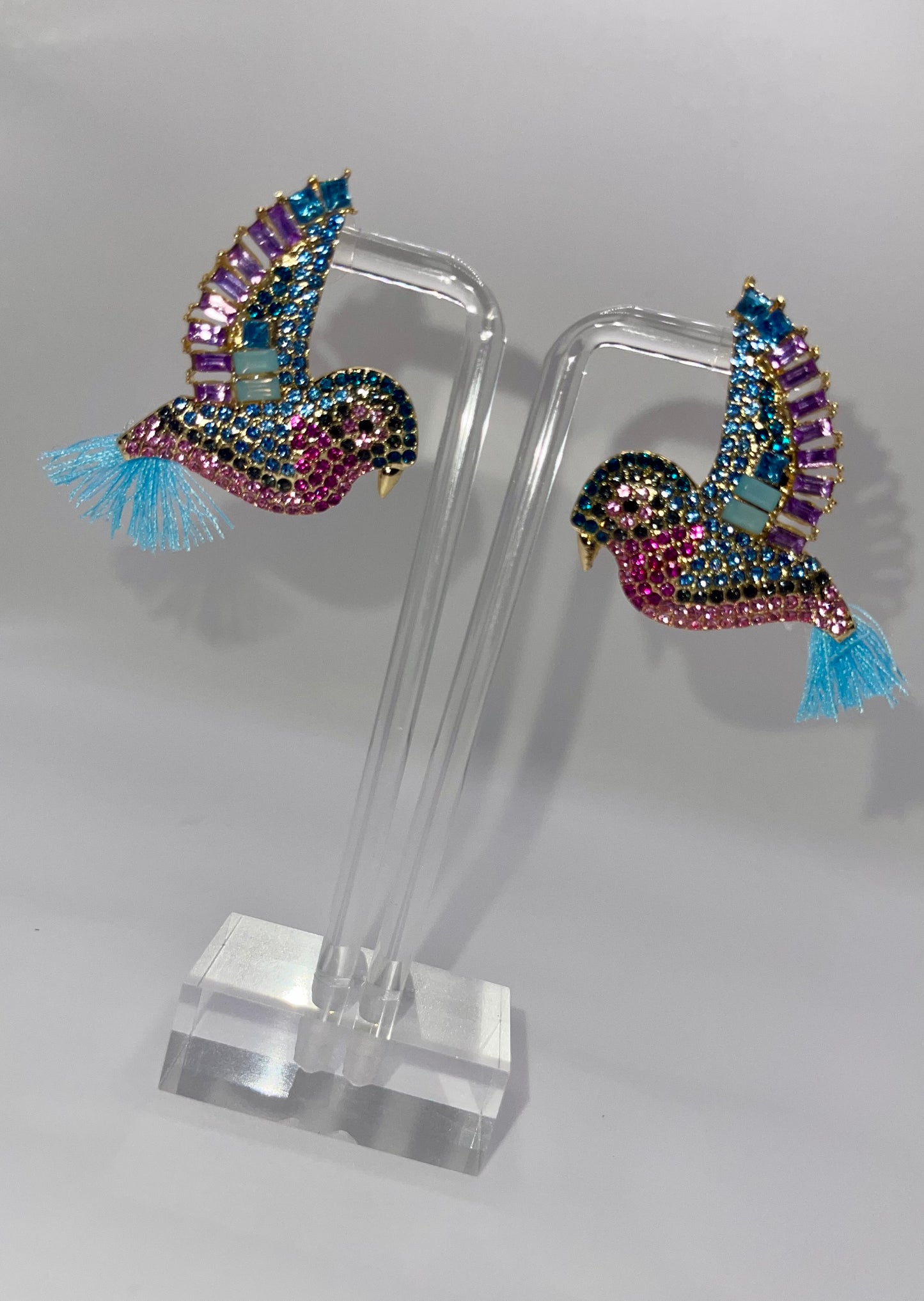SunAngel Crystal Stud Earrings