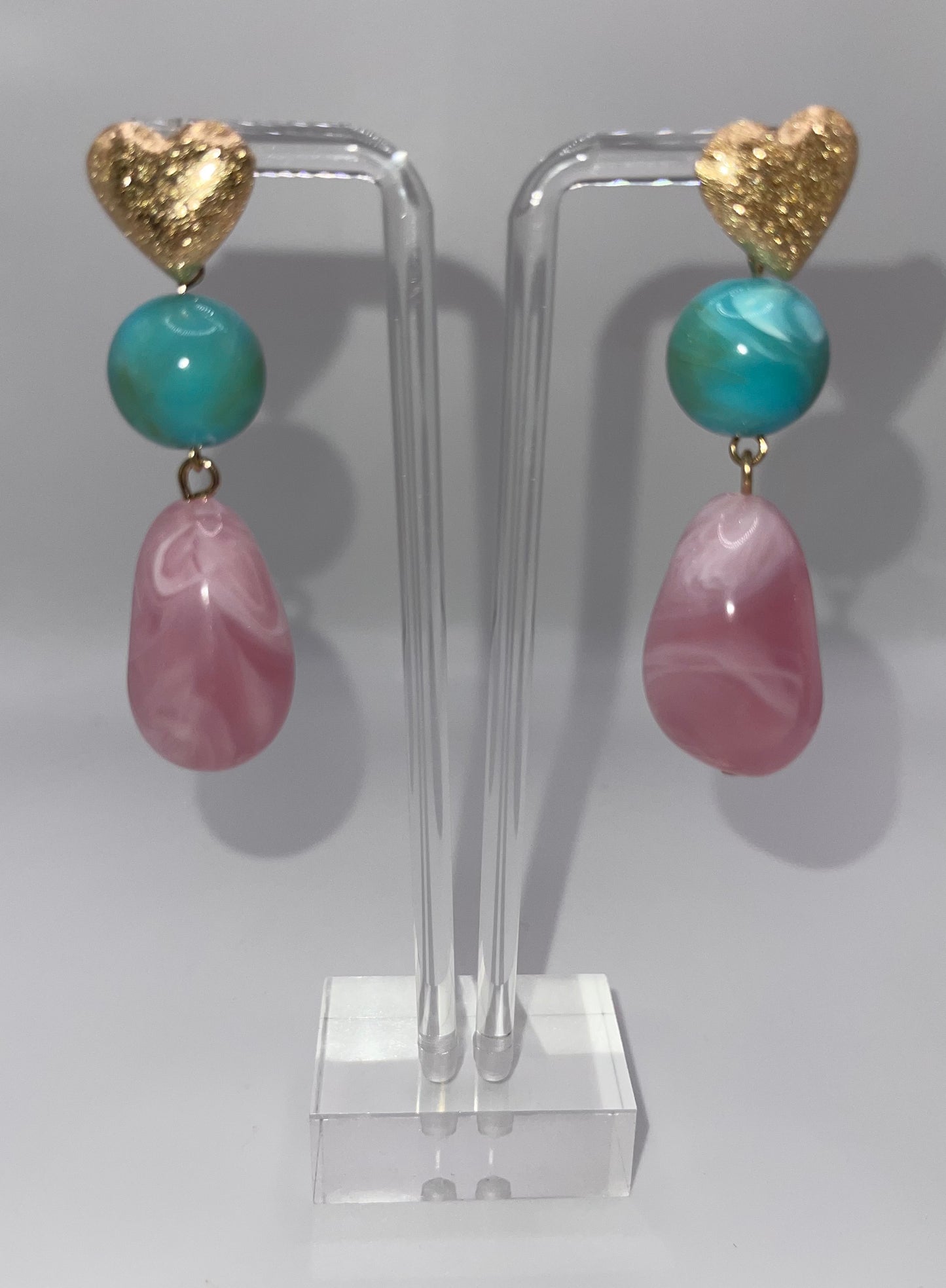Cotton Candy Drop Earrings