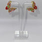 Pink Buttah Fly Stud Earrings