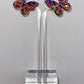 Rainbow Buttah Fly Stud Earrings