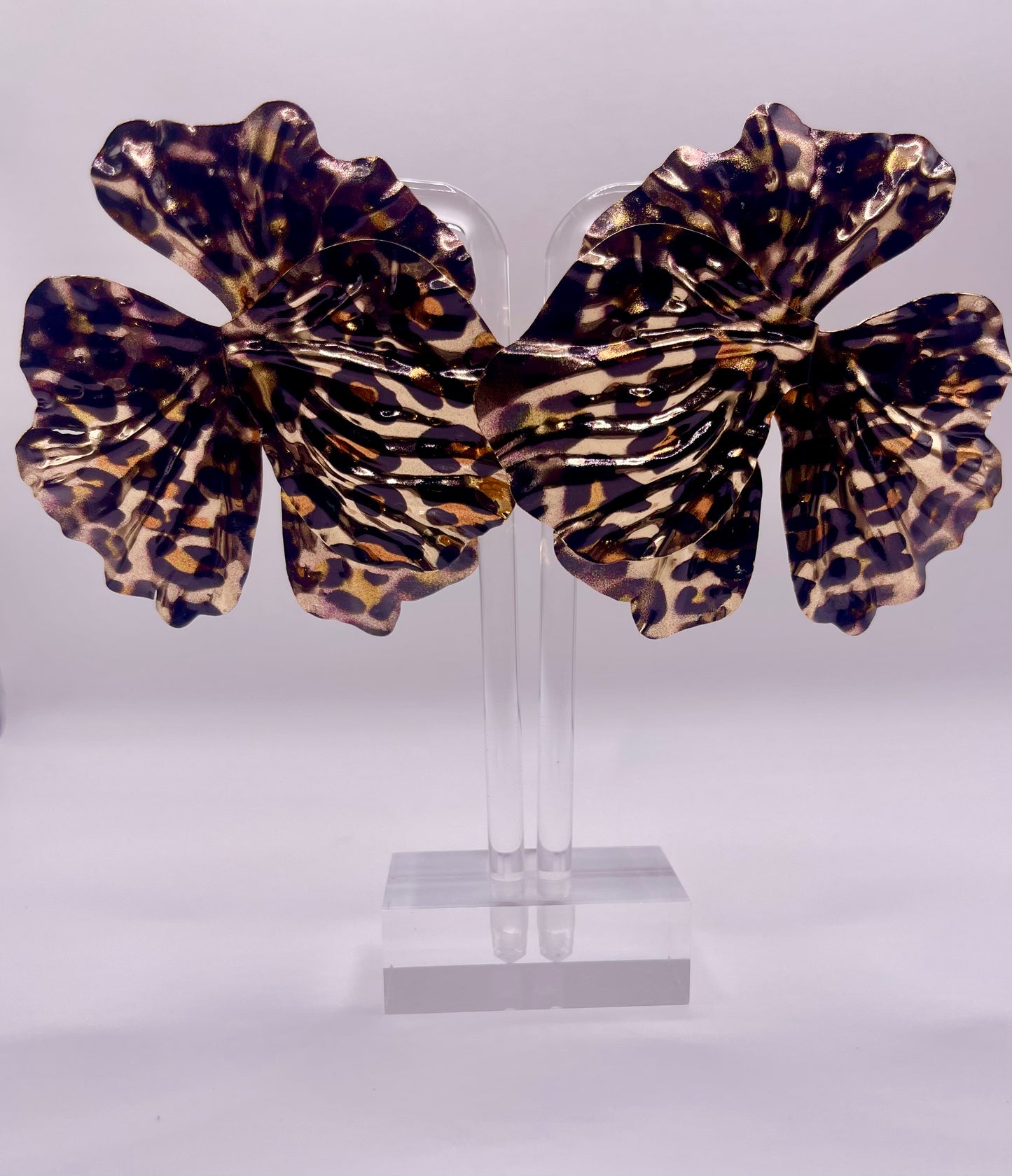 Spottie Dottie Floral Statement Earrings