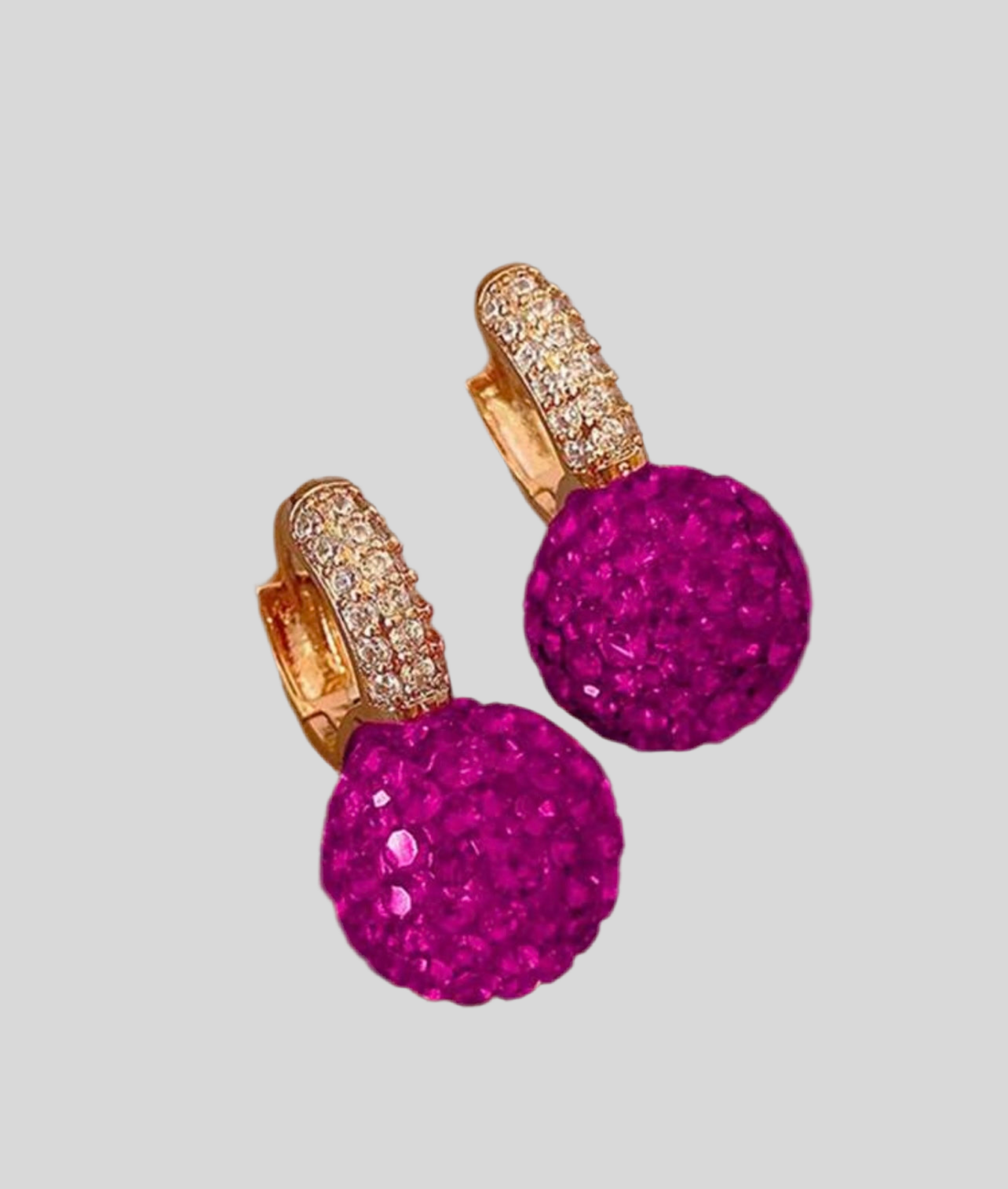 In a Barbie World Crystal Earrings