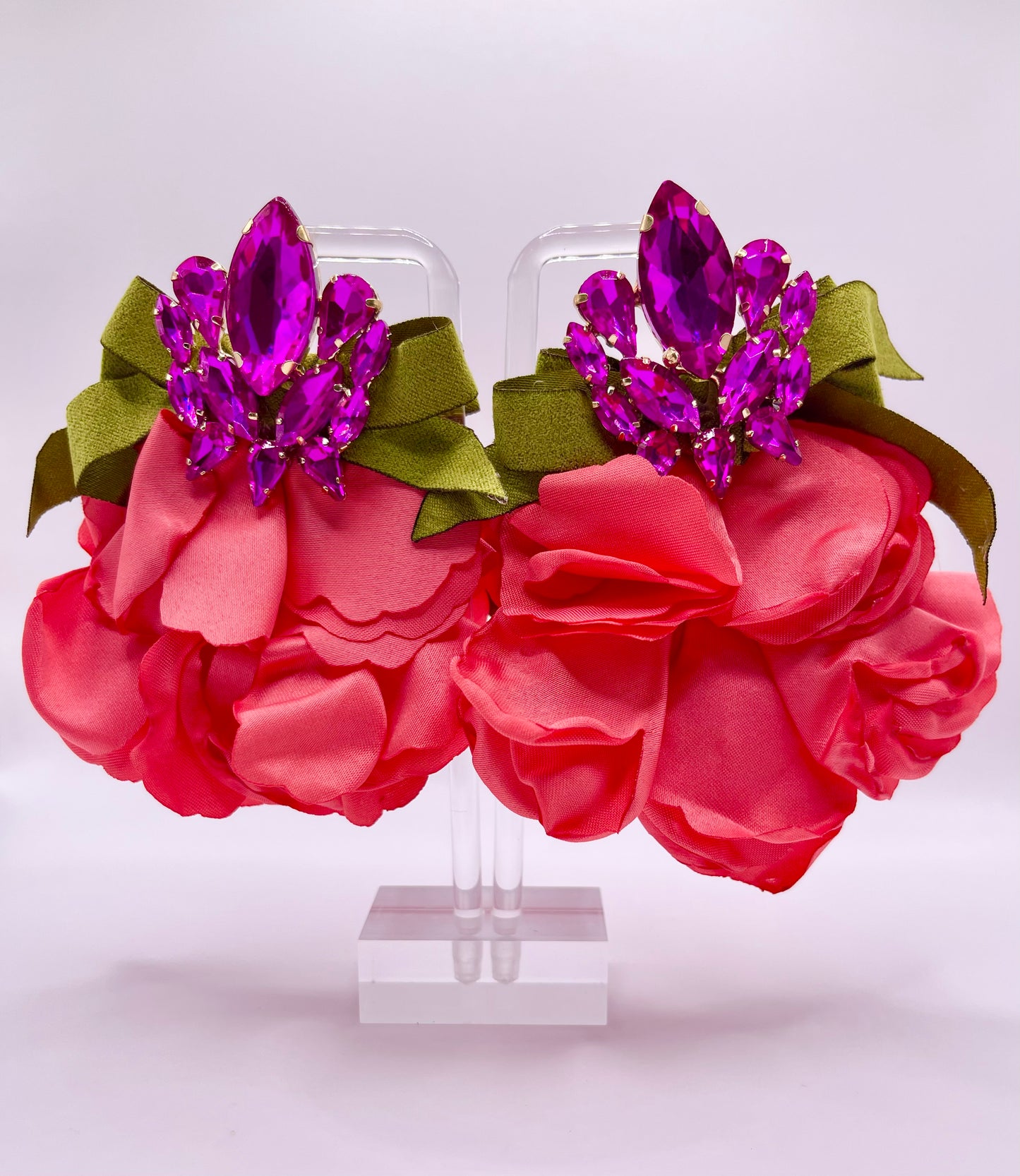 Pretty Petalons Crystal Drop Earrings