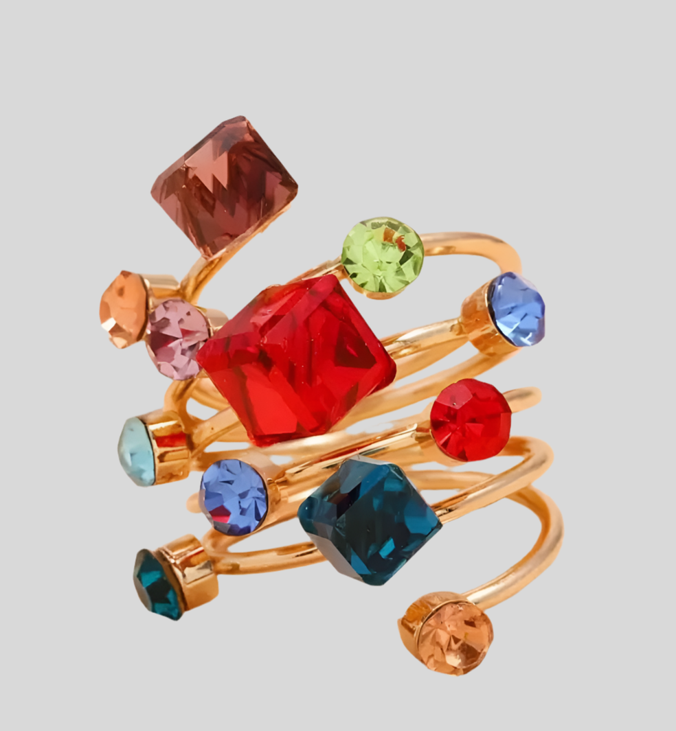 Renbogah Bangle and Ring Set