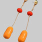 Passion Fruit Gold Drop Earrings