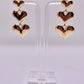 Heart of Gold Drop Earrings