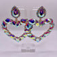 LUXE XOXO Heart Drop Earrings
