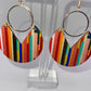 Accent Wall Striped Earrings
