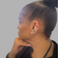 Floral Bouquet Cuff Earrings
