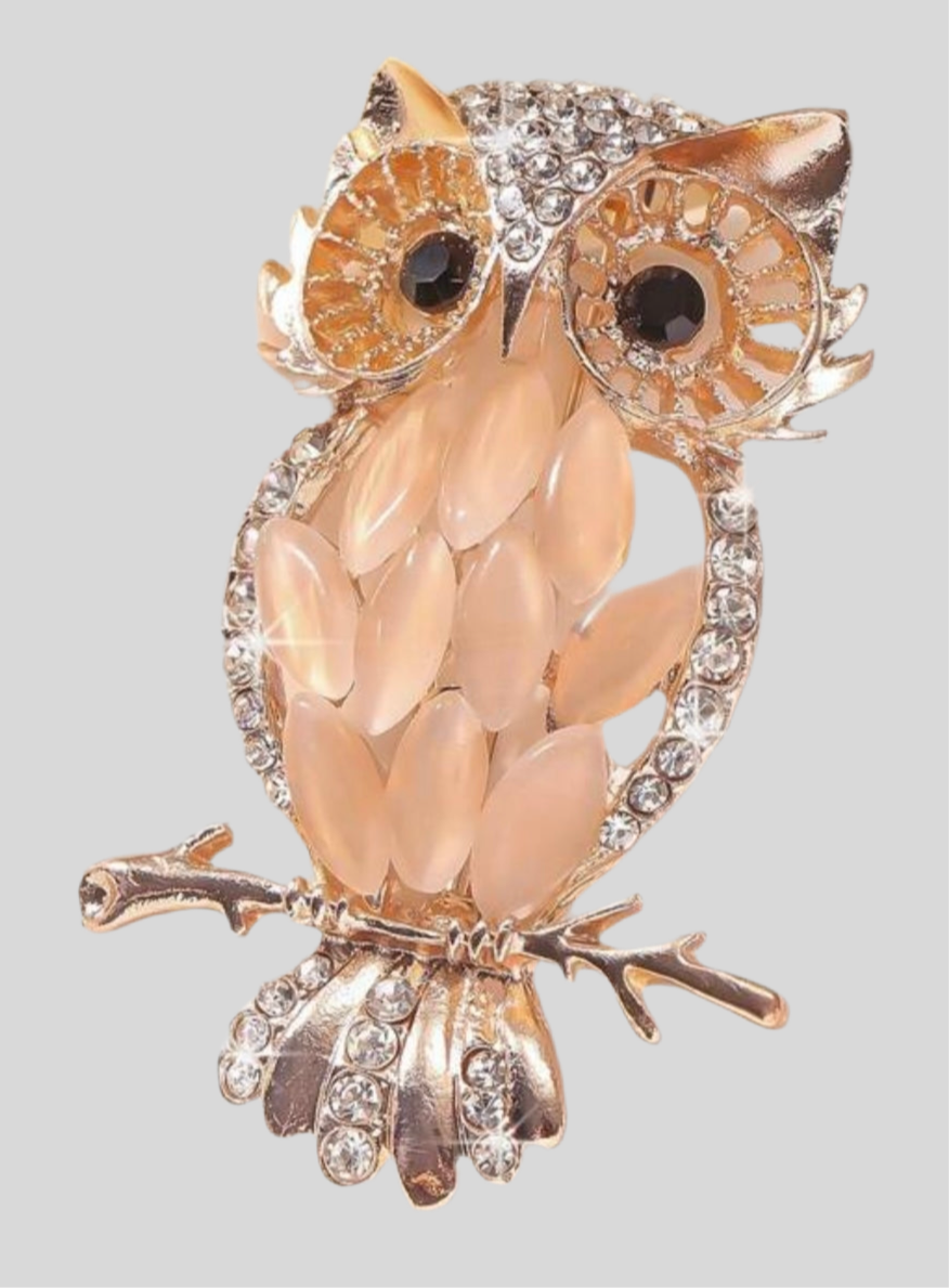Queen Brooch - Owl