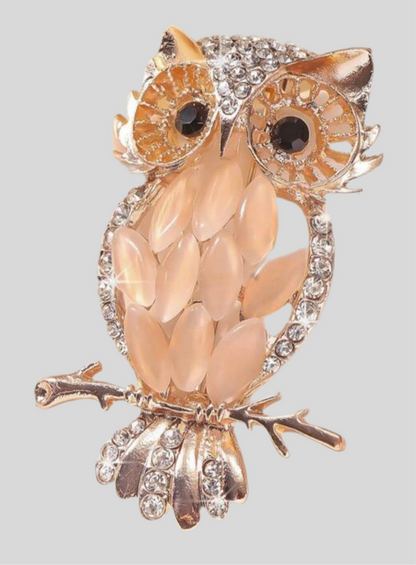 Queen Brooch - Owl