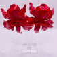 Million Dollar Red Floral Drop Earrings