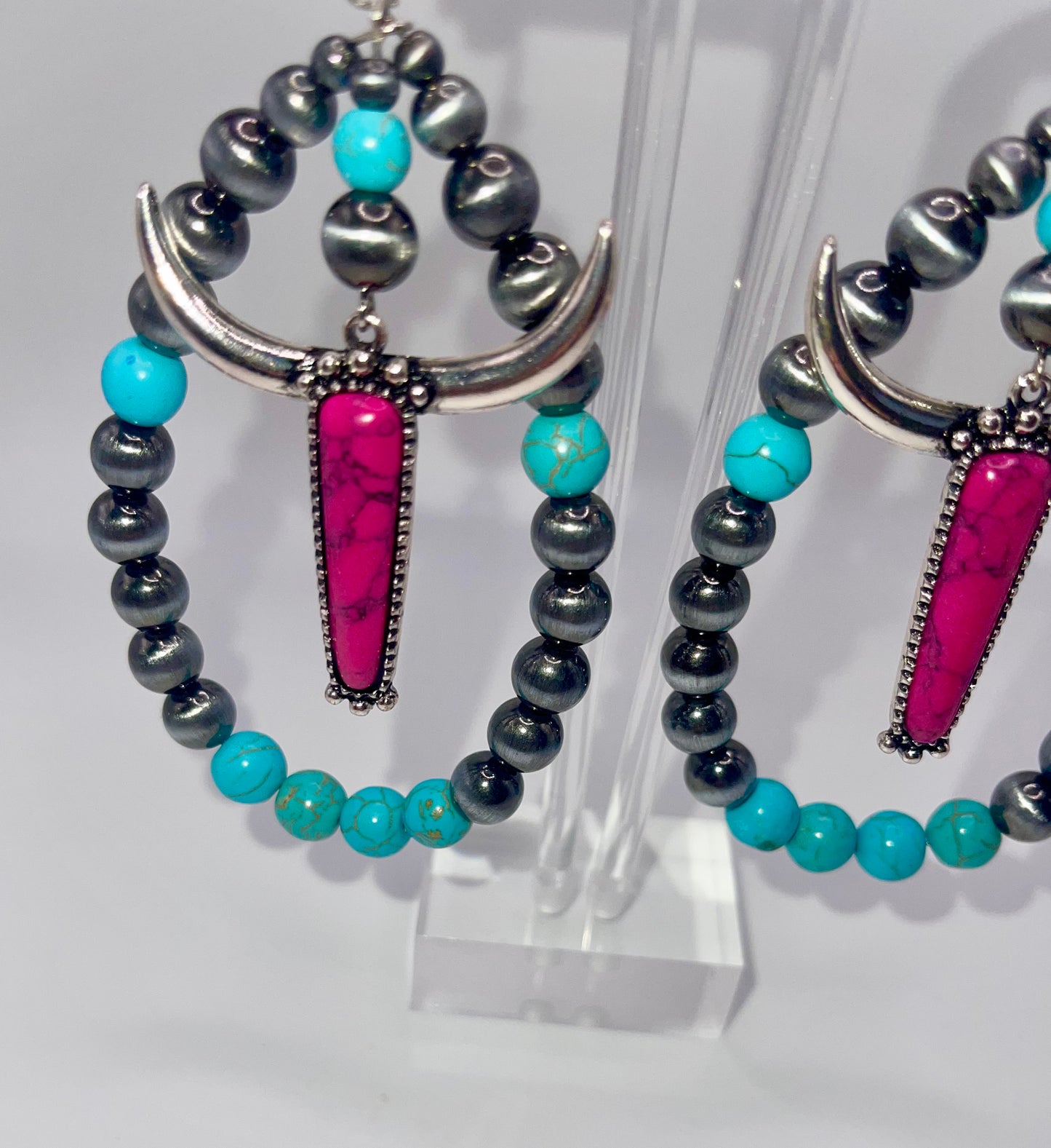 This Ain’t Texas Beaded Drop Earrings