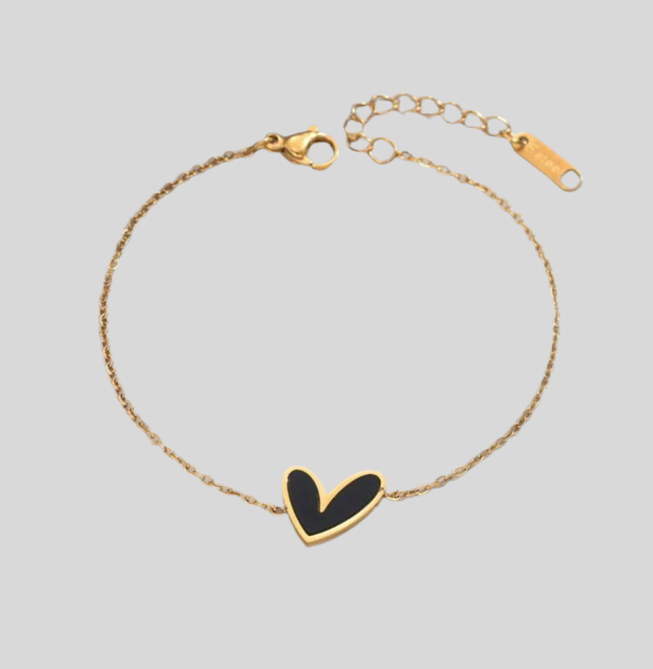 Black Heart Jewelry Set