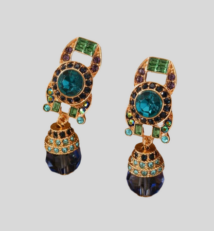Cleopatra Gold Drop Earrings