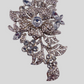 Queen Brooch - Silver Floral