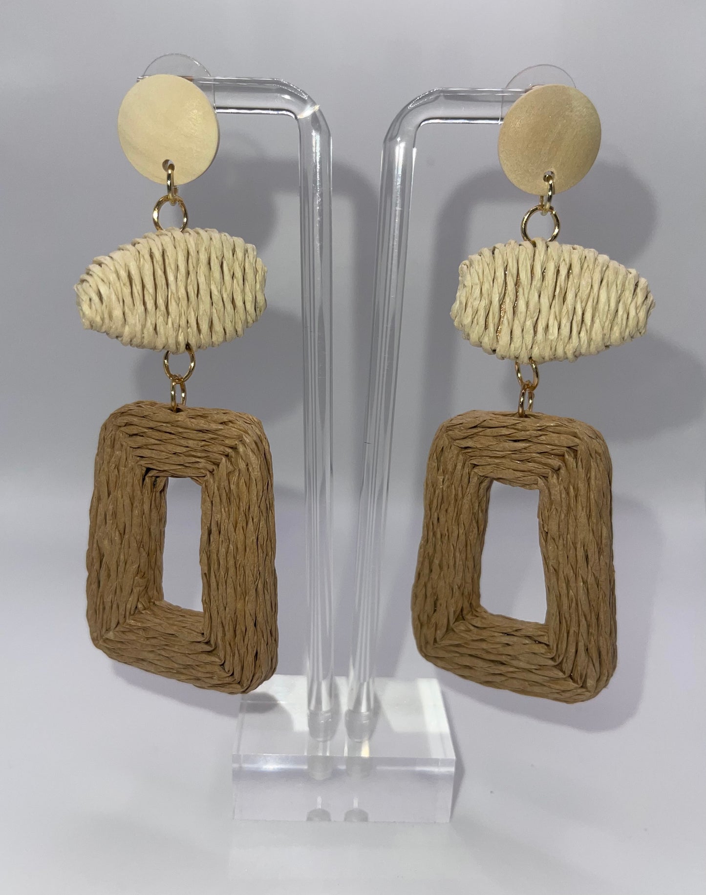 Woven Together Forever Drop Earrings