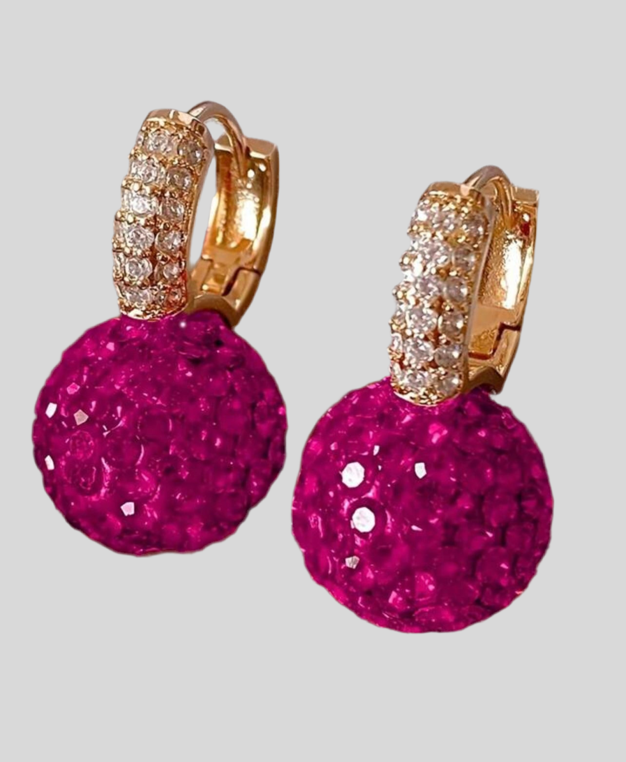 In a Barbie World Crystal Earrings