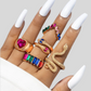 Are You Rattled Yet? Snake Knuckle Ring Set