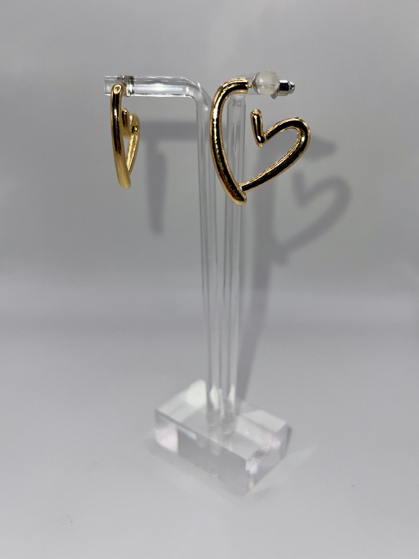 Lighthearted Gold Cuff Earrings