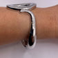 Ge.Oh.Metric Circle Silver Bangle