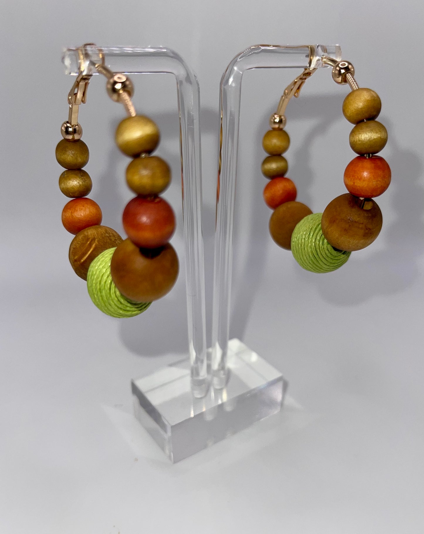 Wood You Bead Mine? Hoop Earrings