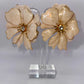 Dusty Rose Floral Stud Earrings