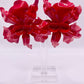 Million Dollar Red Floral Drop Earrings