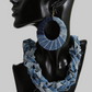 Denim Statement Necklace Set