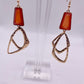 Orange You Boho Chic Drop Earrings