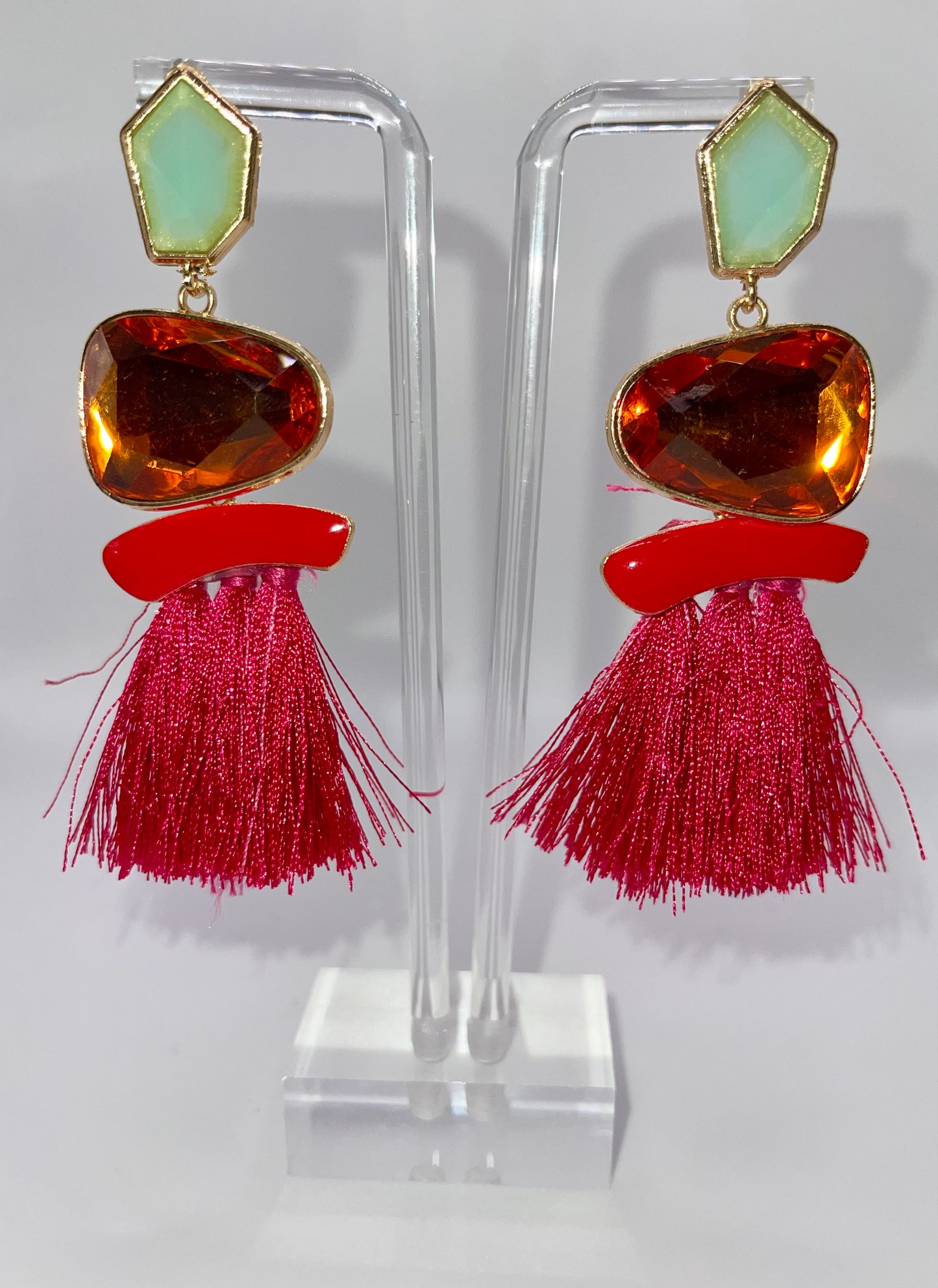 You Did It Tassel Drop Earrings
