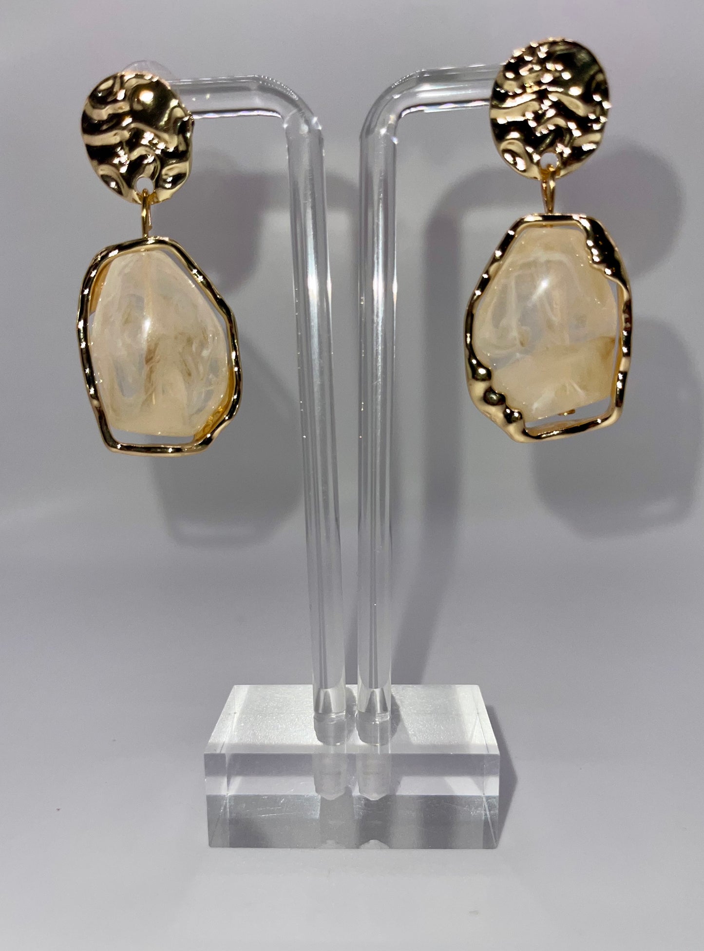 She’s Demure Gold Drop Earrings