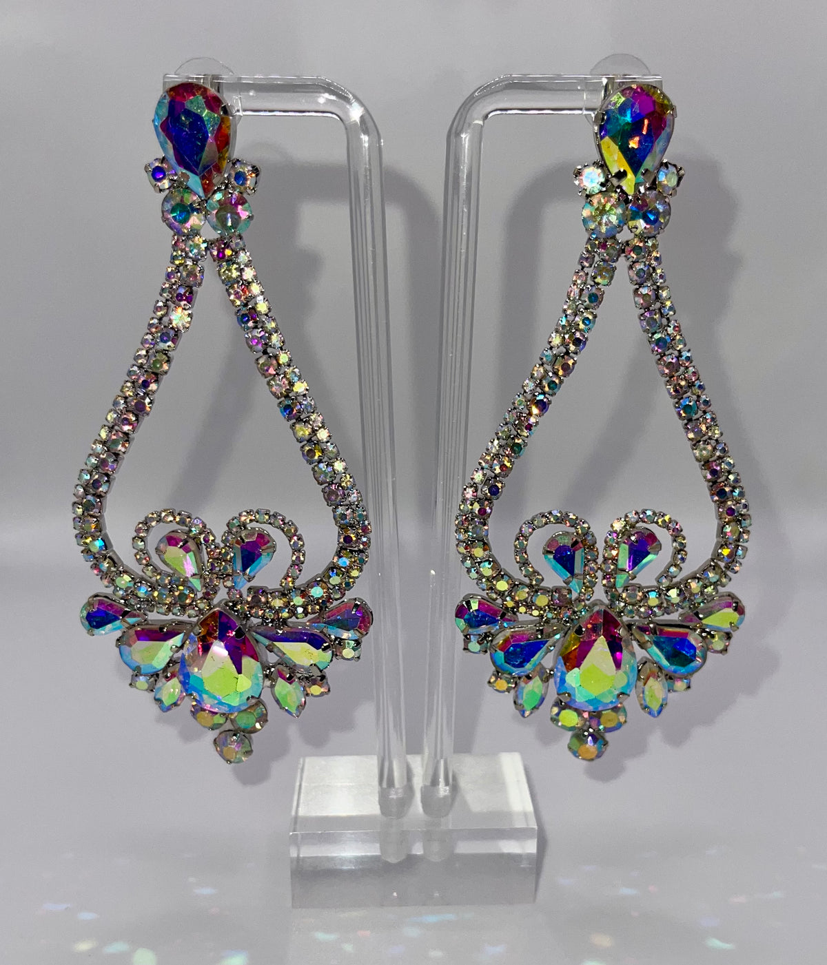 LUXE Droplet Chandelier Earrings