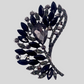 Queen Brooch - Raven