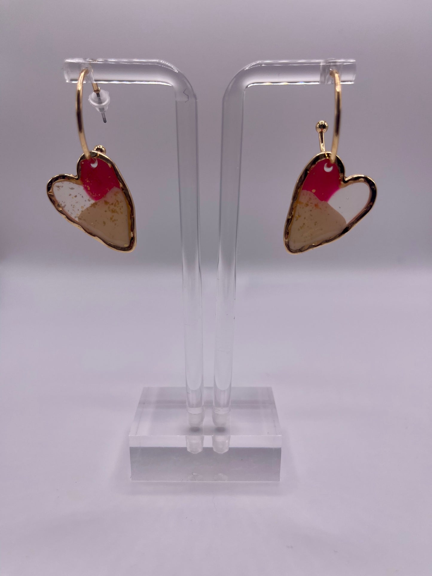 Heart to Heart Drop Earrings