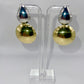 Two-Tone Drip Drop Earrings