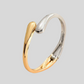 Opposites Attract Two-Tone Bangle