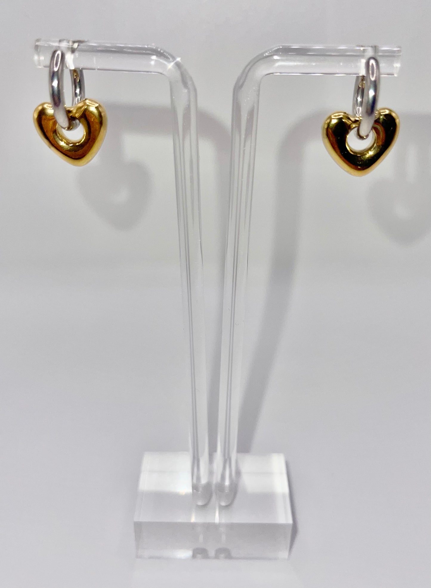 Piece of my Love Two-Tone Earrings