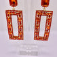 Sunkist Orange Drop Earrings