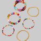 Just Beaded Multilayered Charm Bracelet Set