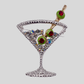 Queen Brooch - Martini