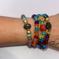 Just Beaded Multilayered Charm Bracelet Set